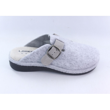 Zapatillas de casa con hebilla color Azul